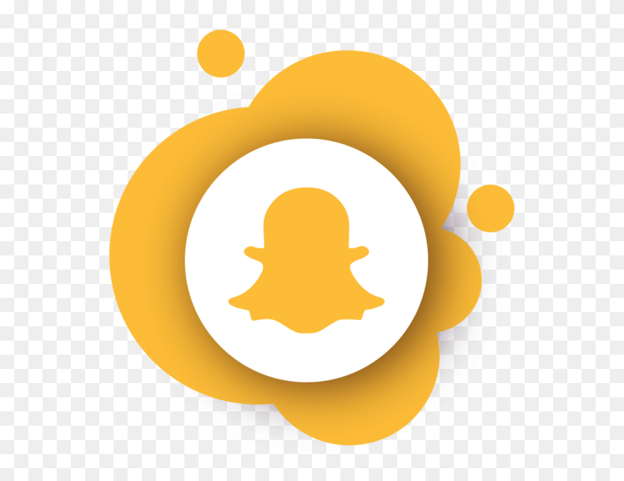 Black Cool Snapchat Logo Clipart