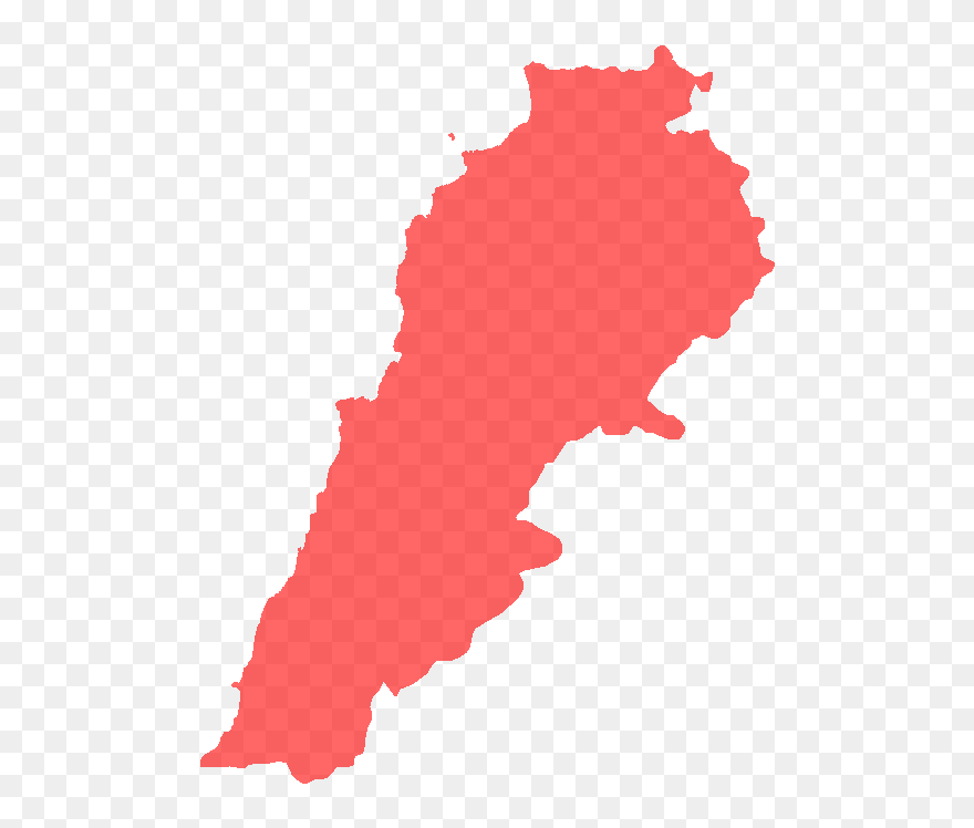 Lebanon Map Vector Clipart