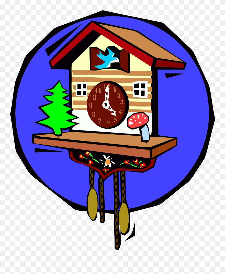 Cartoon Clock Coo Coo Clipart