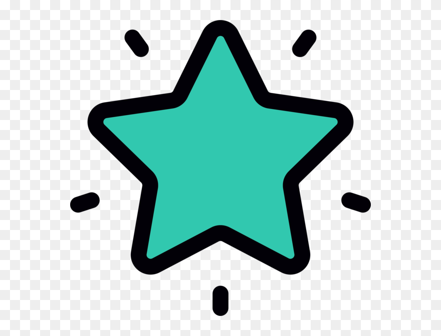 Transparent Sailor Line Star Area Clipart For Military - Cut Out Gold Stars - Png Download