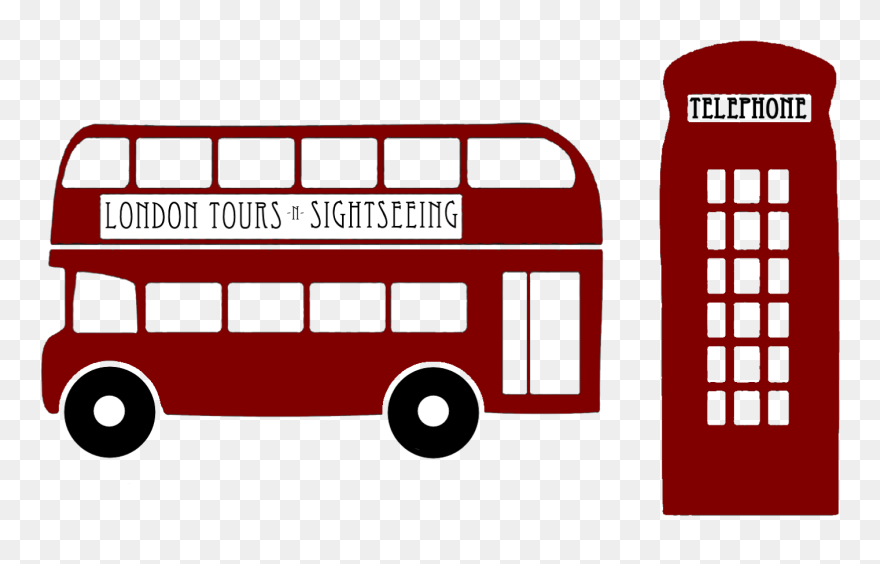 A Scrapbook Of Inspiration - Double Decker Bus Drawing Clipart