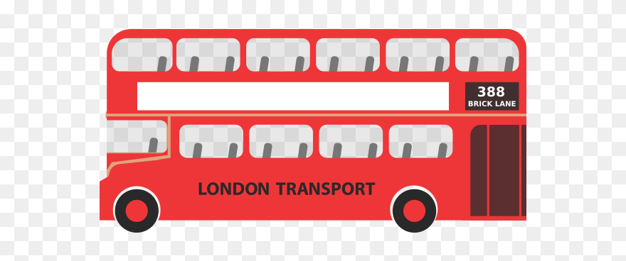 London Bus - Transparent London Bus Png Clipart