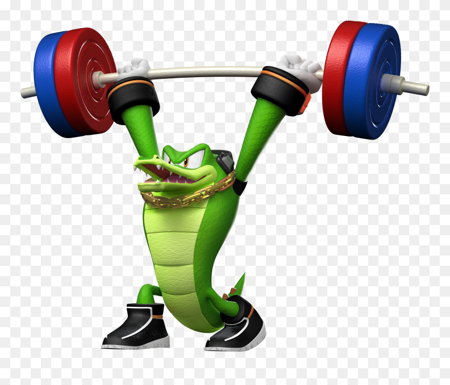 Vector The Crocodile Olympic Games Clipart