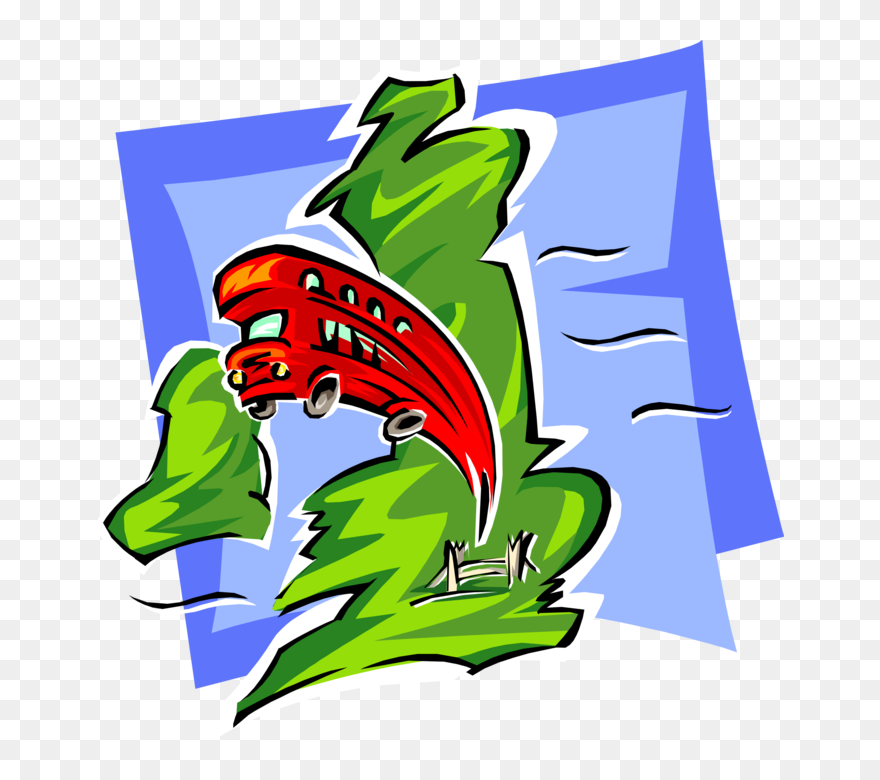 Vector Illustration Of British Tourism In United Kingdom - England Clip Art - Png Download