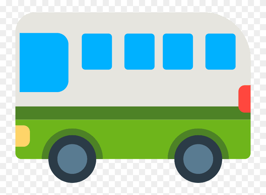 Bus Emoji Clipart - Bus Emoji Png Transparent Png