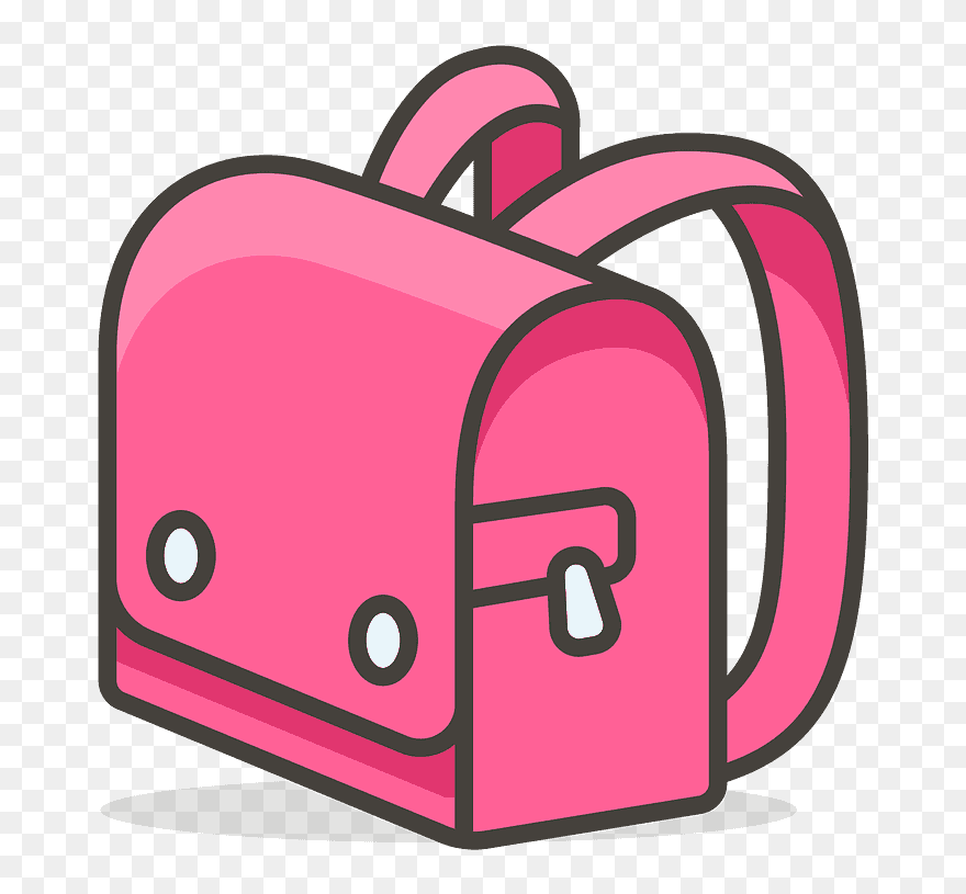 Backpack Emoji Clipart - Aesthetic Icon Png Transparent Png
