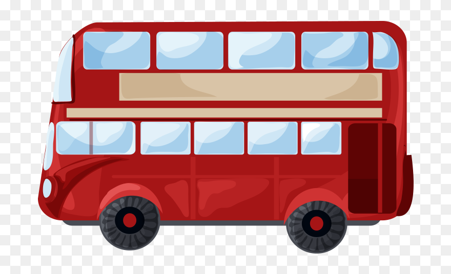 Double Decker Bus Clipart - Png Download