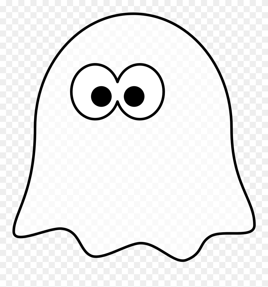 Ghost Clipart Black And White - Animated Ghost - Png Download