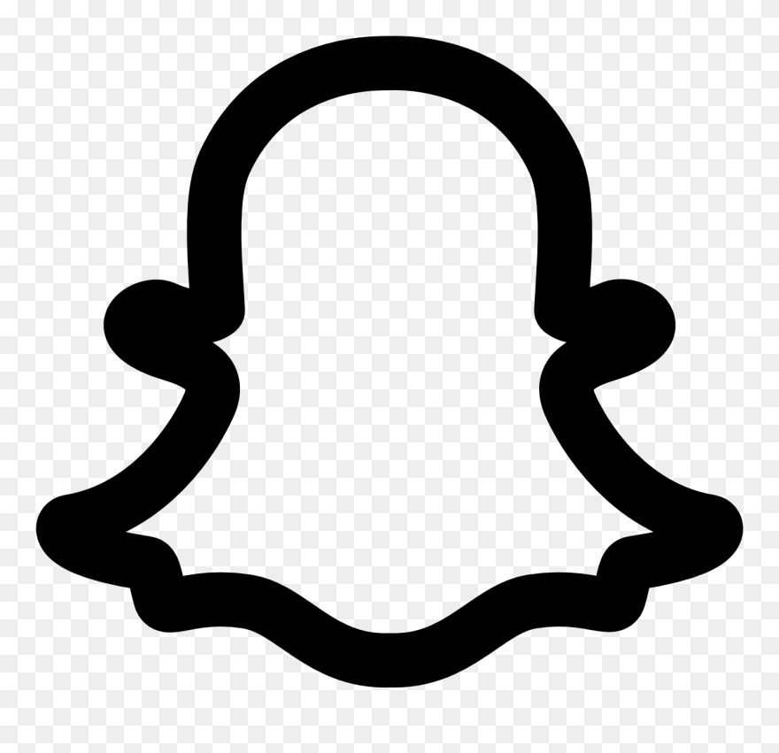 Bold Snapchat Transparent Png - Snapchat Icon Transparent Background Clipart