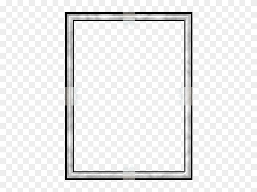 Vector Illustration Of Decorative Marble And Metallic - Simple Black Border Transparent Clipart