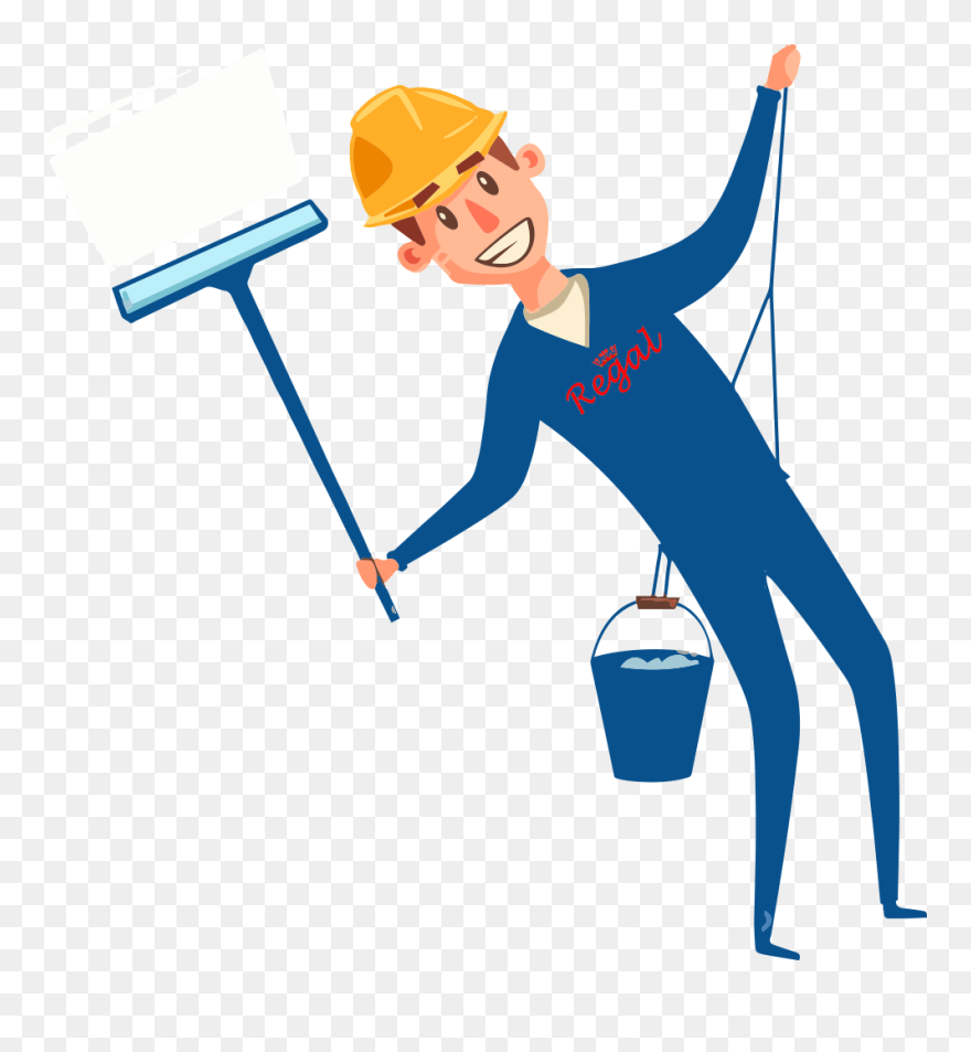 Regal Logo - Building Window Cleaner Vector Png Clipart