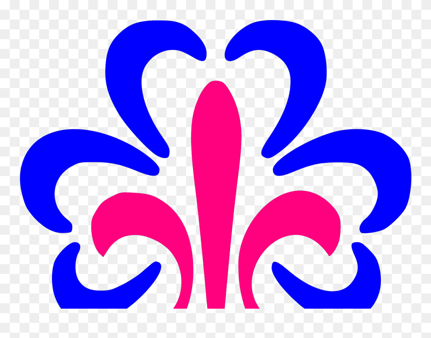 Pink Fleur Svg Clip Arts - Fleur De Lis Shamrock - Png Download