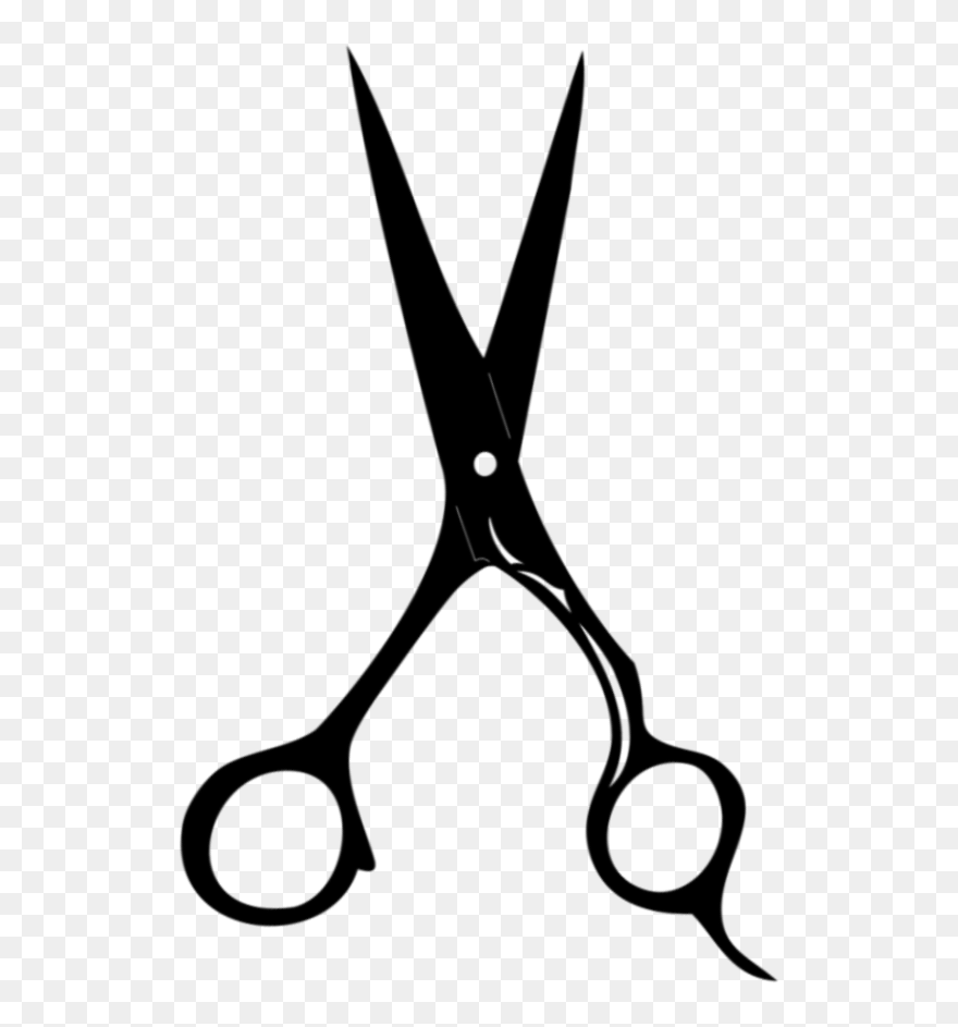 Clipart Scissors Haircutting - Hair Scissors Transparent Background - Png Download