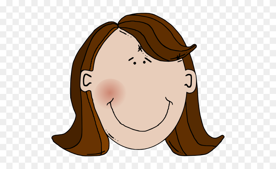 Brown Hair Clipart - Png Download
