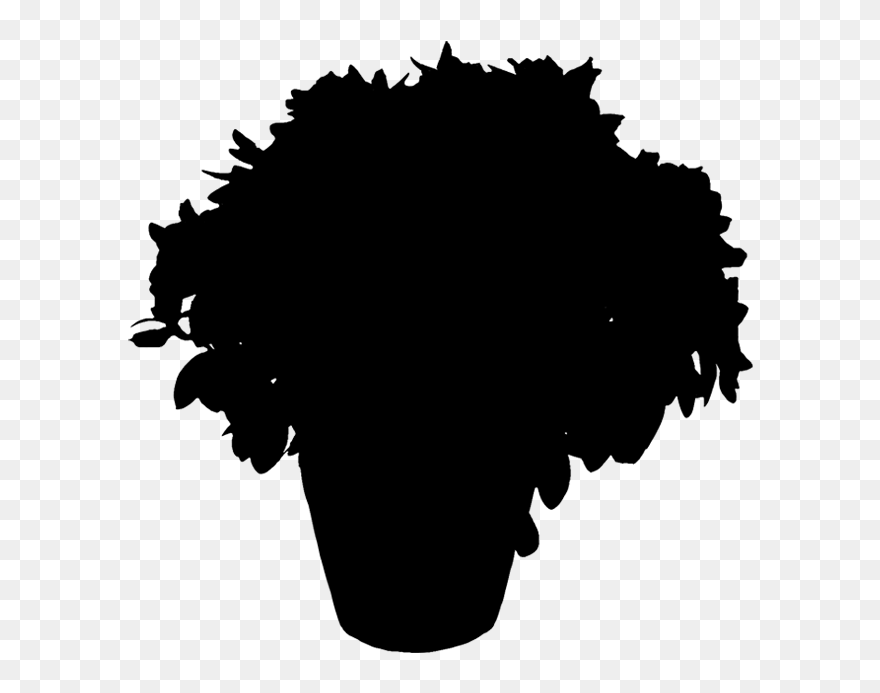 Silhouette Hair Cosmetics Afro Vector Graphics - Brazil Map Clip Art - Png Download