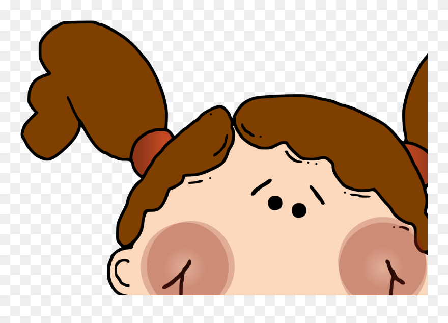 Black Girl With Pigtails Cartoon Clipart