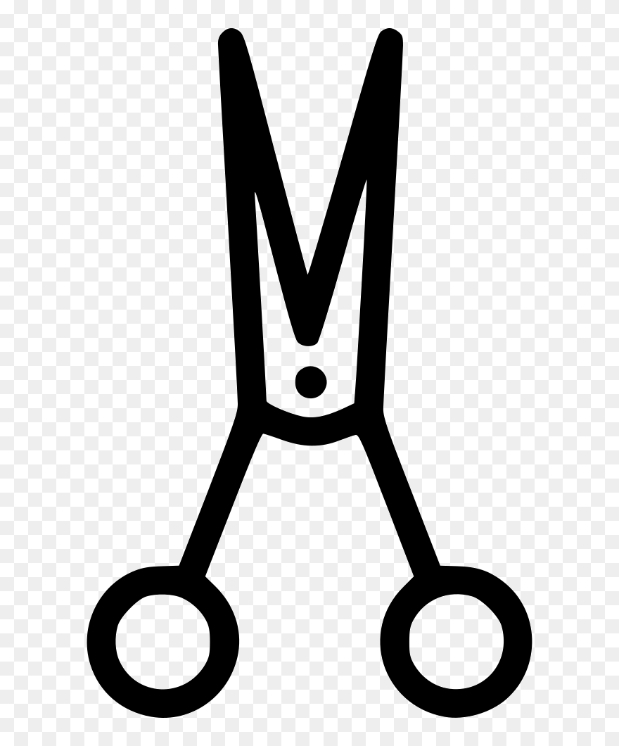 Open Scissors - Icon Clipart