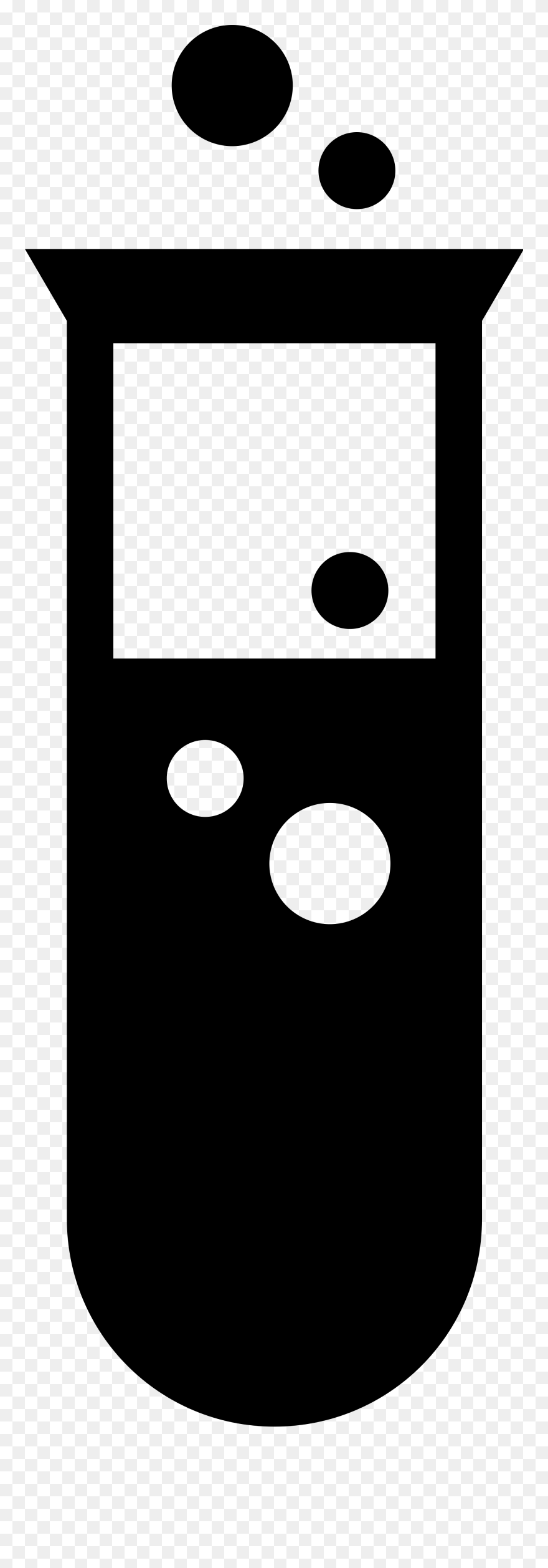 Clip Art Test Tube , Png Download - Test Tube Black And White Clipart Transparent Png