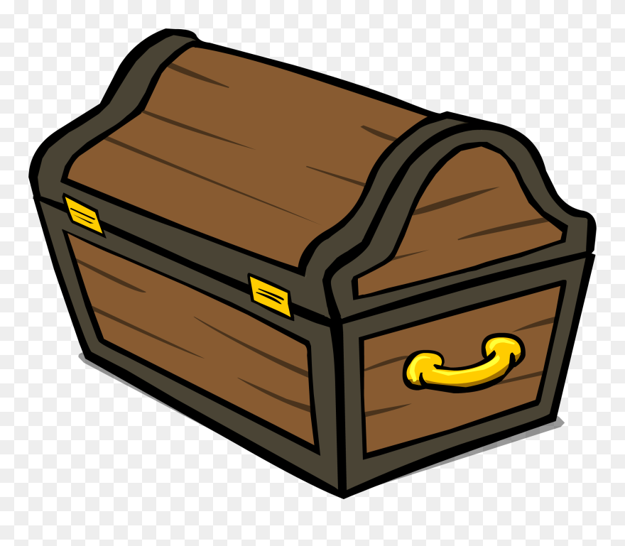 Club Penguin Wiki - Clipart Treasure Box - Png Download