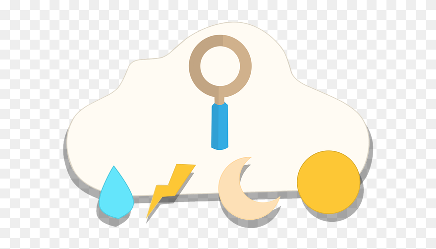 Rain With Sun Clipart Black And White Clip Library - Illustration - Png Download