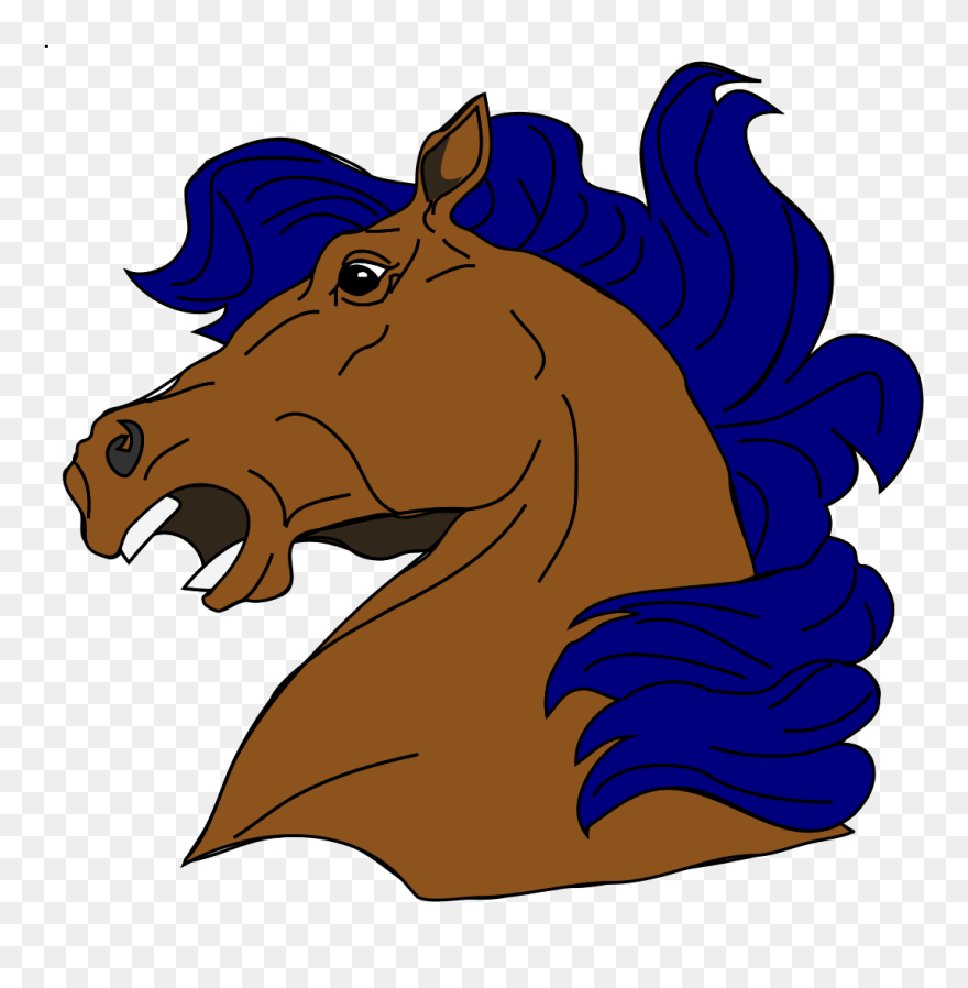 Angry Horse Head Png Clipart