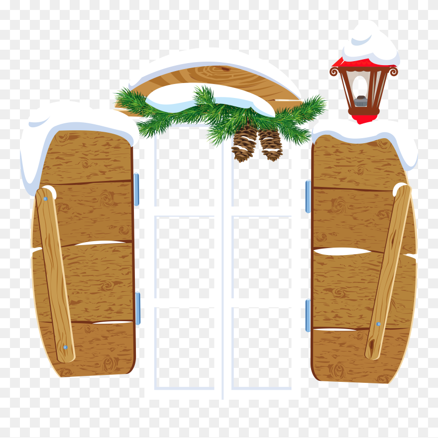 Christmas Window Clip Art - Christmas Window Clipart Png Transparent Png