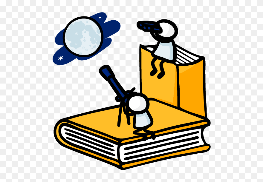 Mon Coin Lecture - Dessin Humoristique De Lecture Clipart