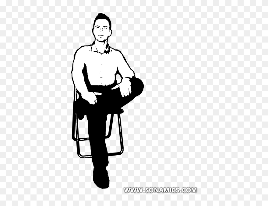 Körpersprache Mann Beine Clipart