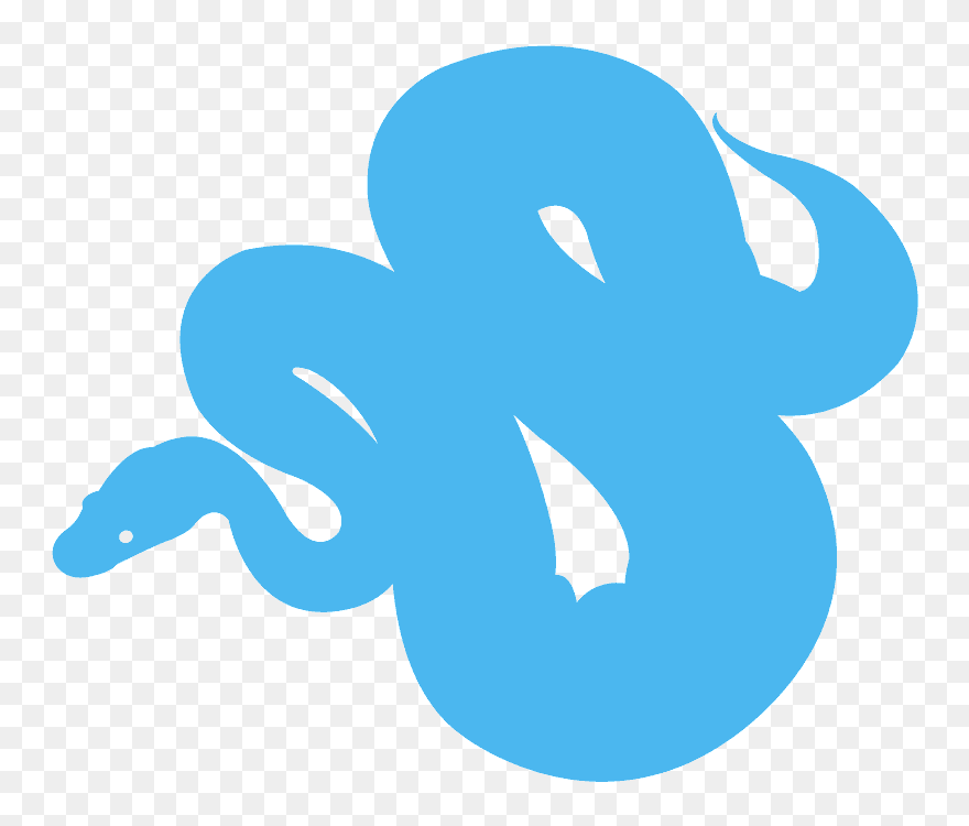 Ball Python Silhouette Clipart