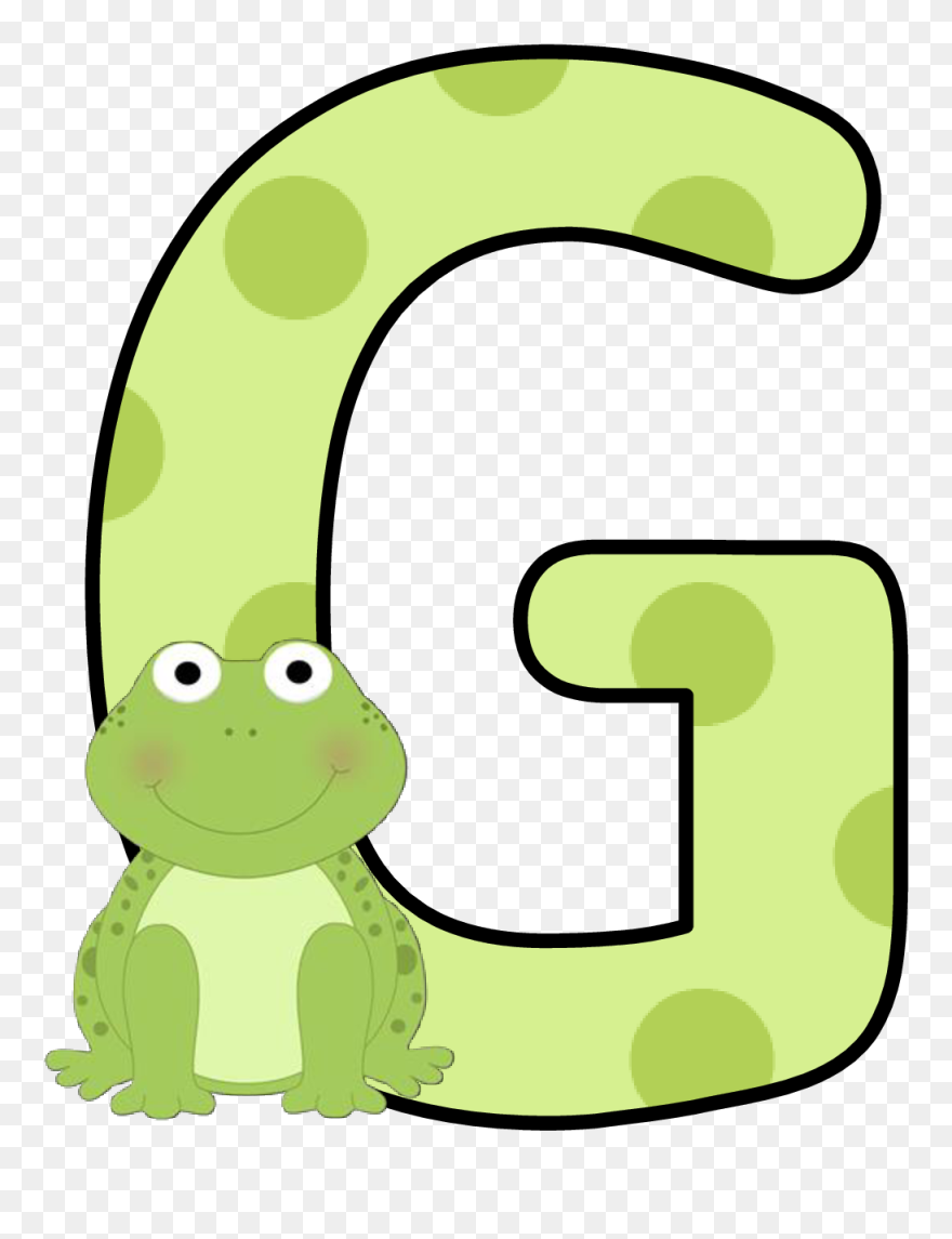 Letra E En Forma De Rana Clipart