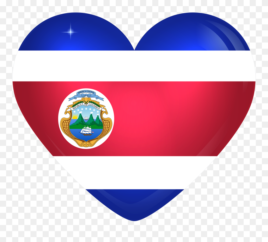 Costa Rica Flag Png Transparent Clipart
