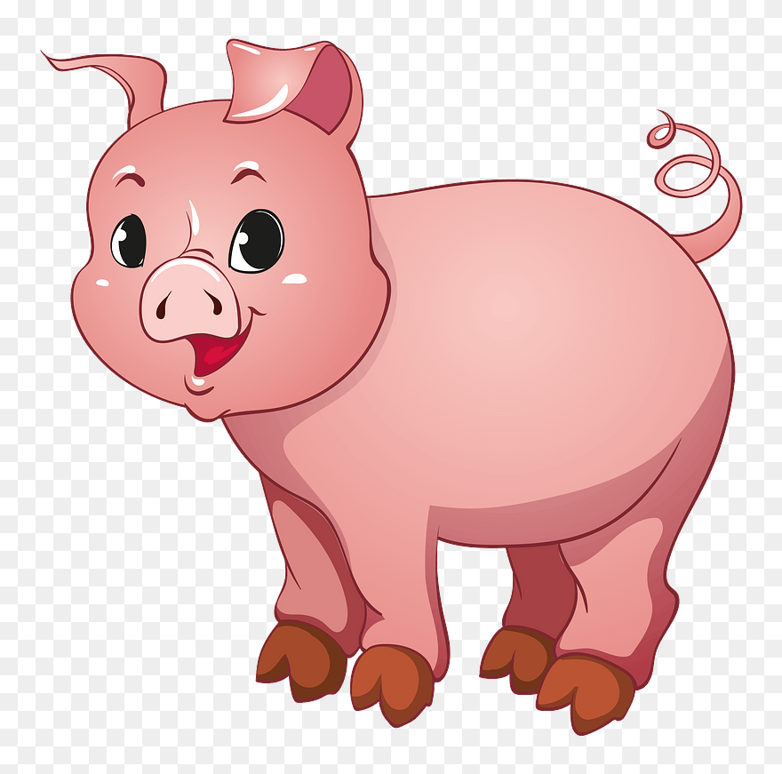 Schwein Clipart - Cartoon - Png Download