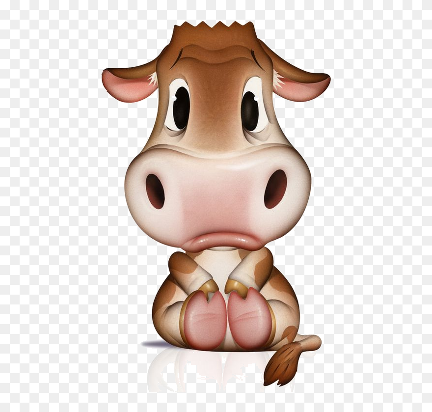 Sad Cows Animated Clipart
