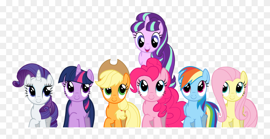Schoenen My Little Pony Rainbow Dash All Over Slip - Mlp Mane 6 And Starlight Clipart