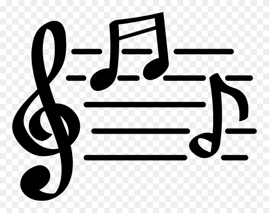 Laptop Aufkleber Musik Noten - Notas Musicales Clipart