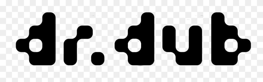 Drdub Vinyl Recording Vinyl Schallplatten Logoblack - Dr Dub Clipart