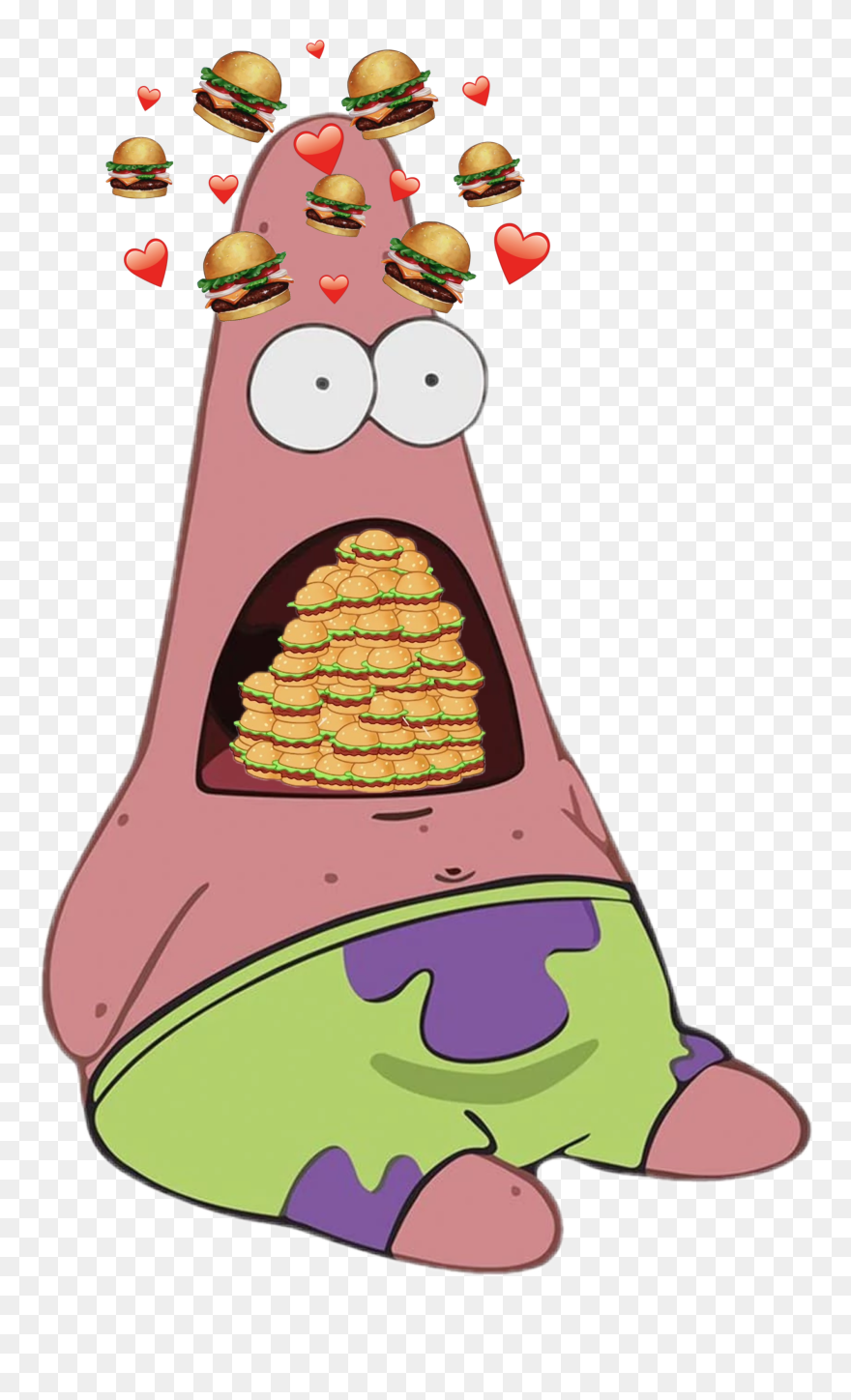 Patrick Spongebob Surprised Clipart