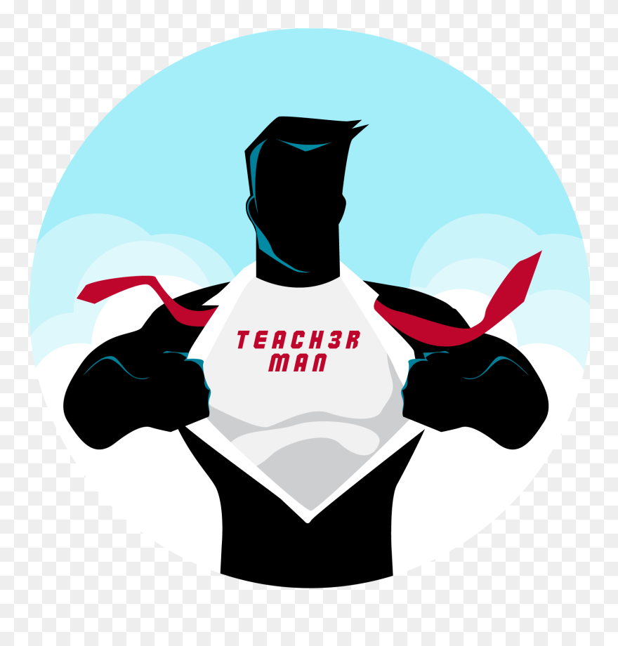 Superhero Illustration Clipart