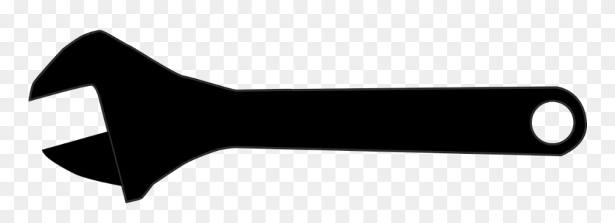 Thumb Image - Silhouette Spanner Vector Clipart