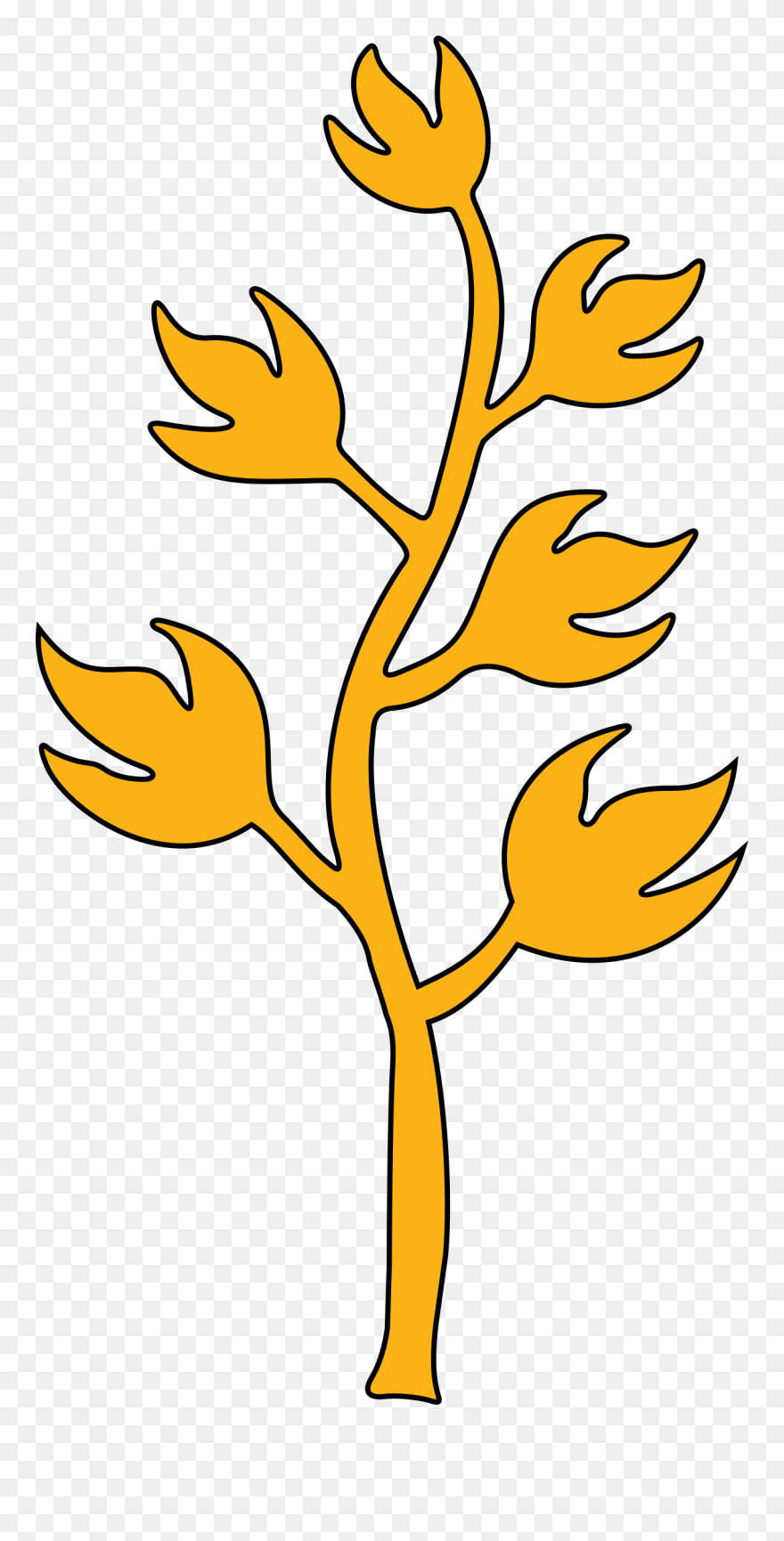 Stylised Tree 2 Clip Arts - Png Download