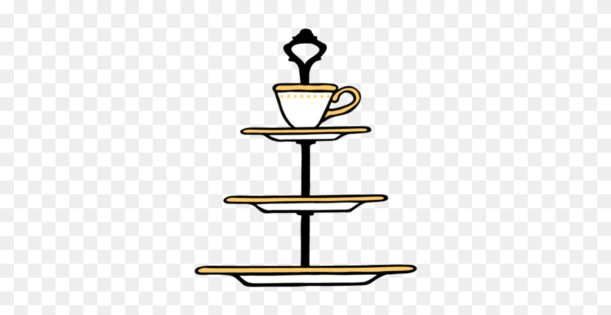 High Tea Border Clip Art - Png Download