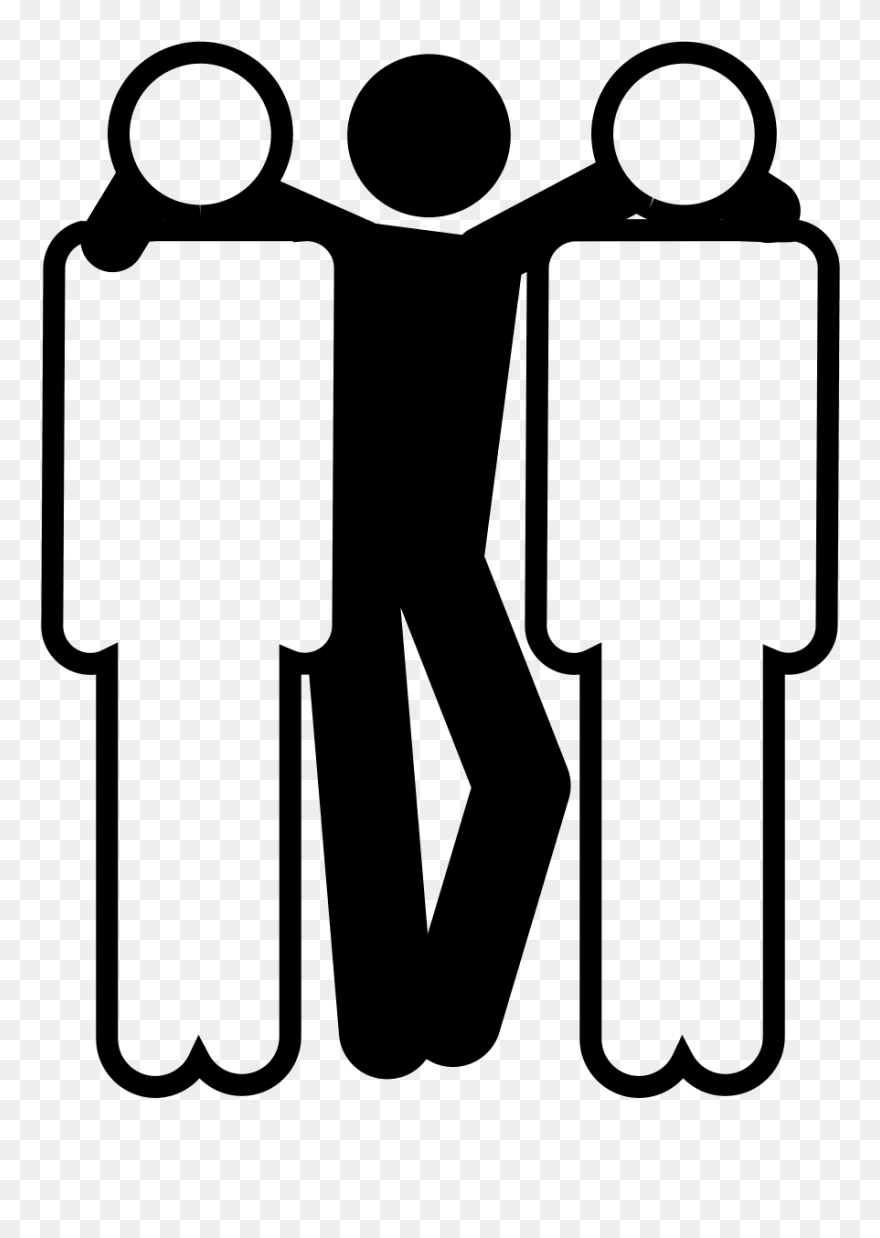 Living Lugano Icons Computer Health Verb Phrasal Clipart - Friendship Day Black And White - Png Download