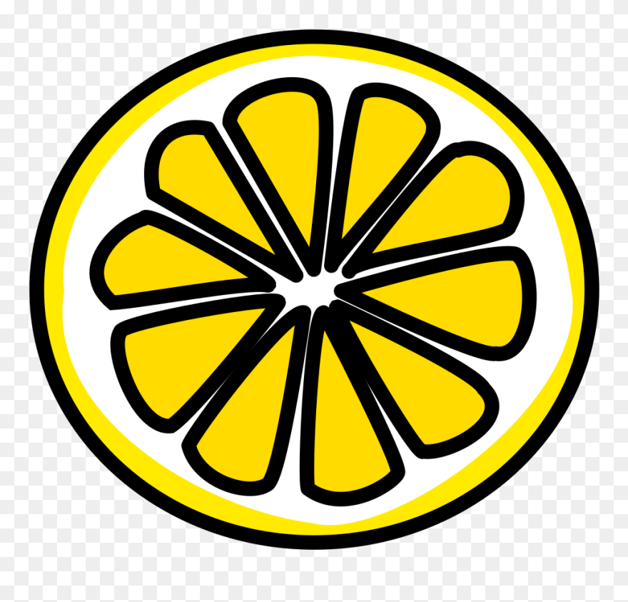 Abstract Light Lemon Green Blue Background Leaf Wallpaper - Lemon Clip Art - Png Download