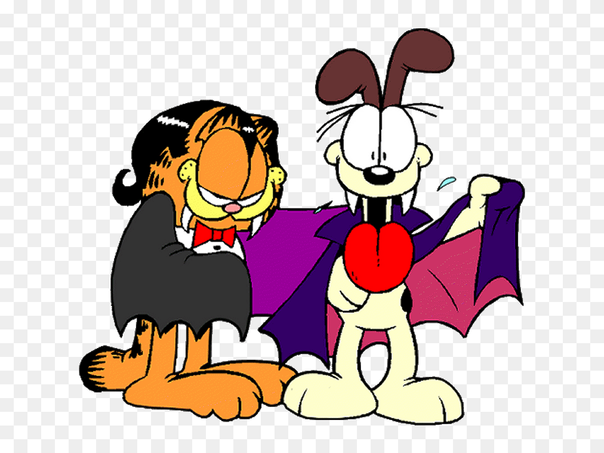 Halloween Garfield Clip Art - Png Download