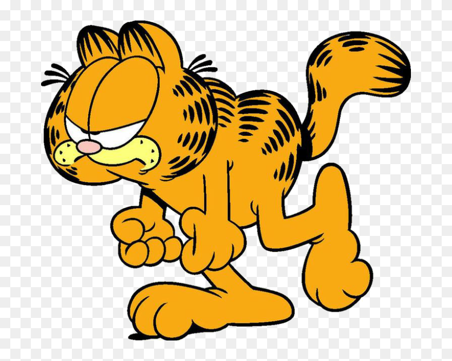 #garfieldandfriends #garfield #angry #comicgarfield - Transparent Angry Garfield Clipart