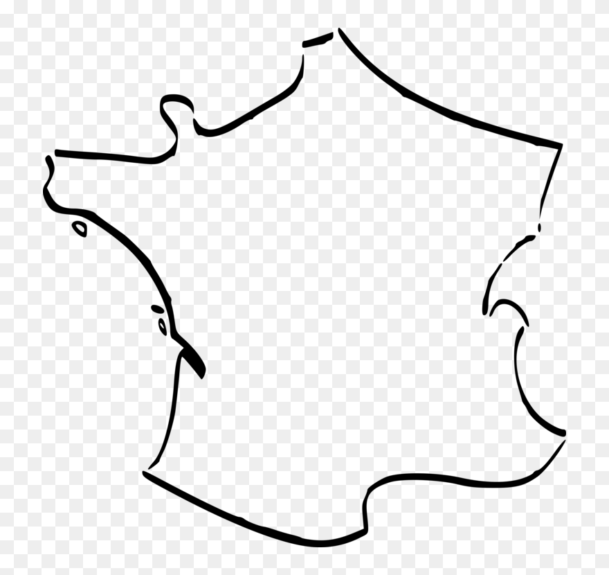 Monochrome Photography,text,artwork - France Clip Art - Png Download