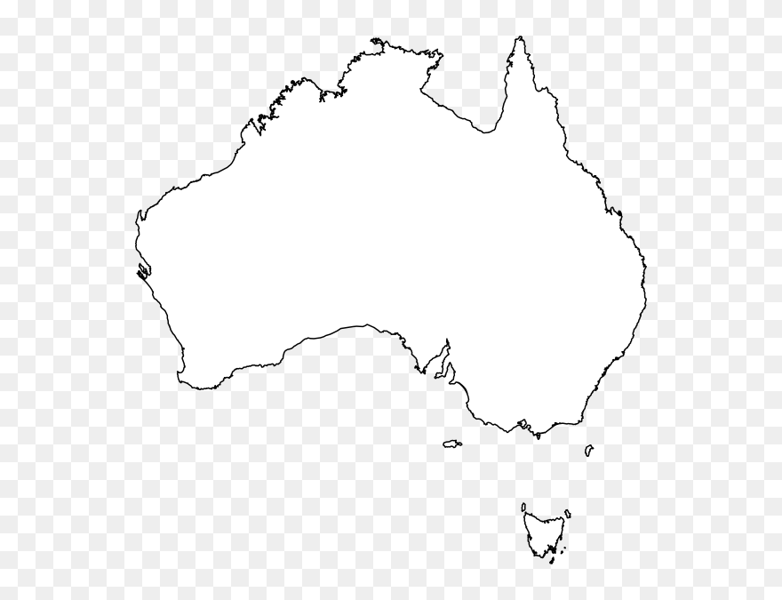 Map Of Australia Blue Mountains Clipart