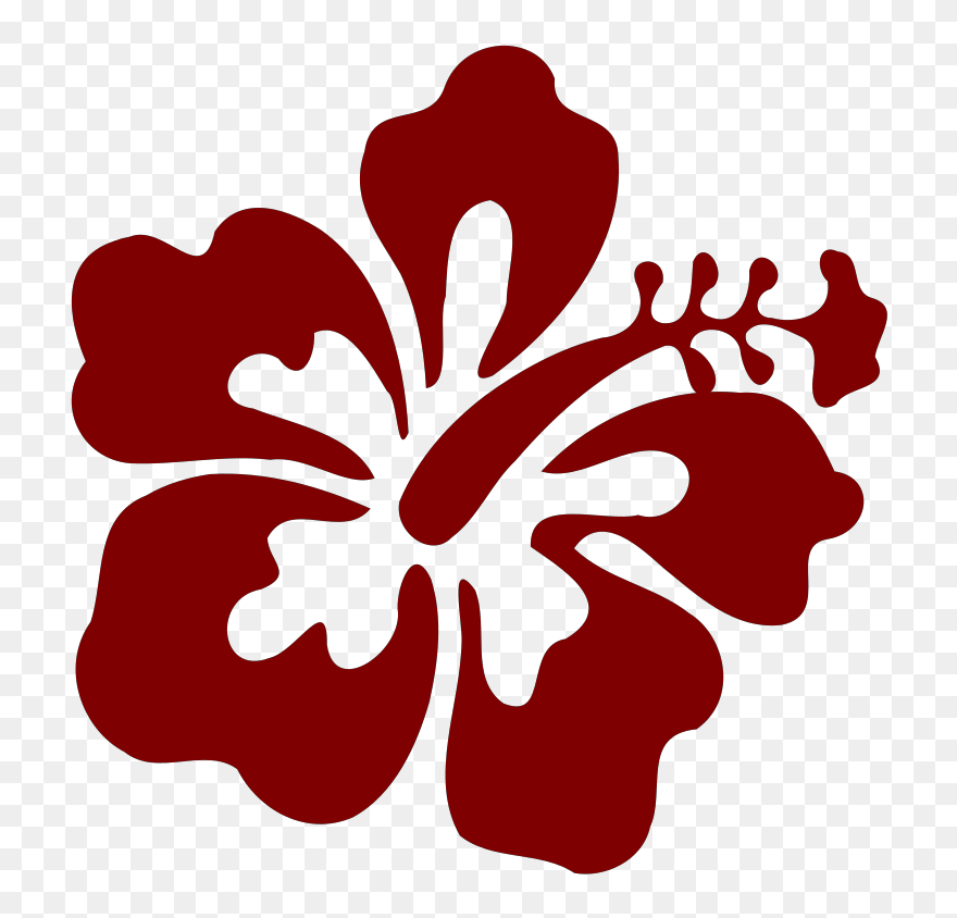 Hibiscus Flower Clipart - Png Download