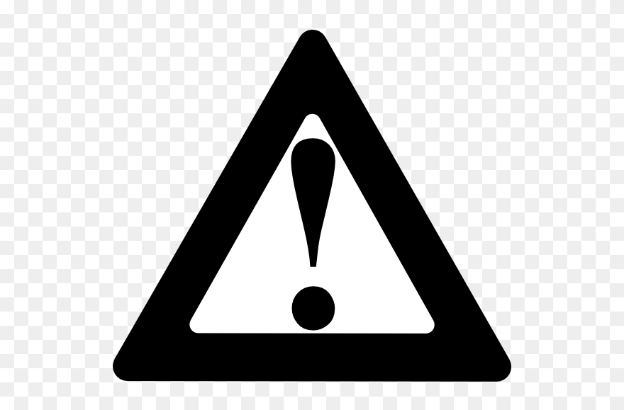 Clip Art At Vector - Warning Clip Art - Png Download