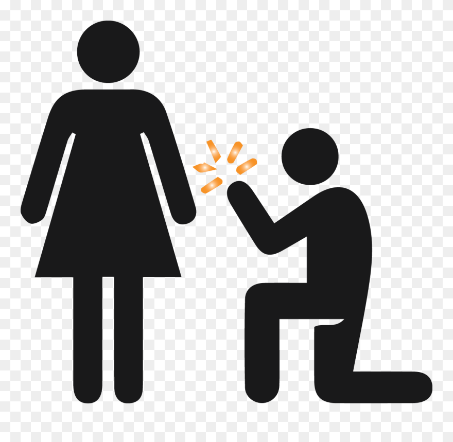 Rituals Engagement Muhurat - Male And Female Bathroom Logos Clipart